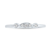 0.06ct 14k White Gold Diamond Lady's Ring